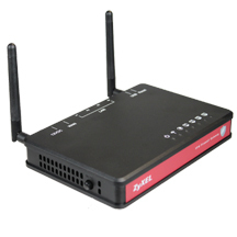 Zyxel VFG6005N wireless router Gigabit Ethernet Black, Red
