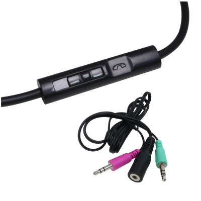 Ewent EW3576 headphones/headset Wired Head-band Calls/Music Black – image 4