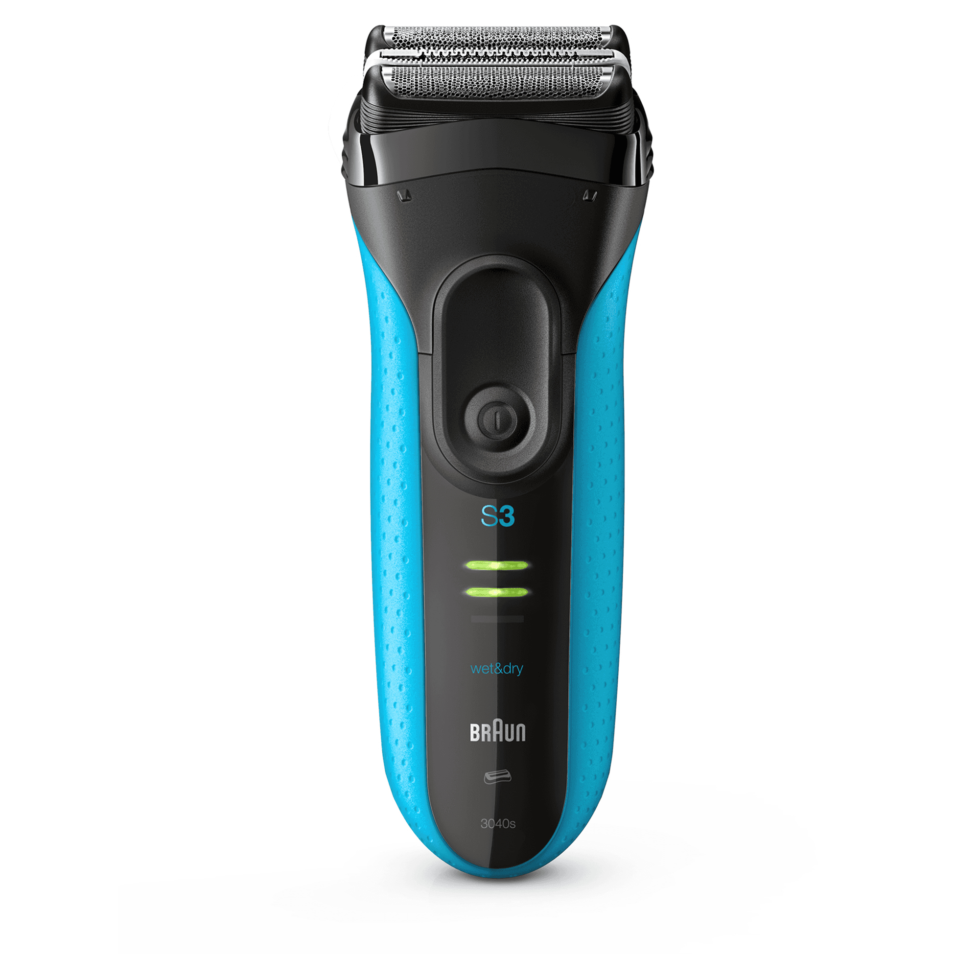 Braun 3-3040s Foil shaver Trimmer Black, Blue