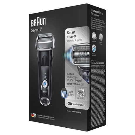 Braun 7842s Foil shaver Trimmer Black, Chrome – image 5