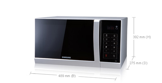 Samsung MW86N-S microwave Black, Silver – image 2