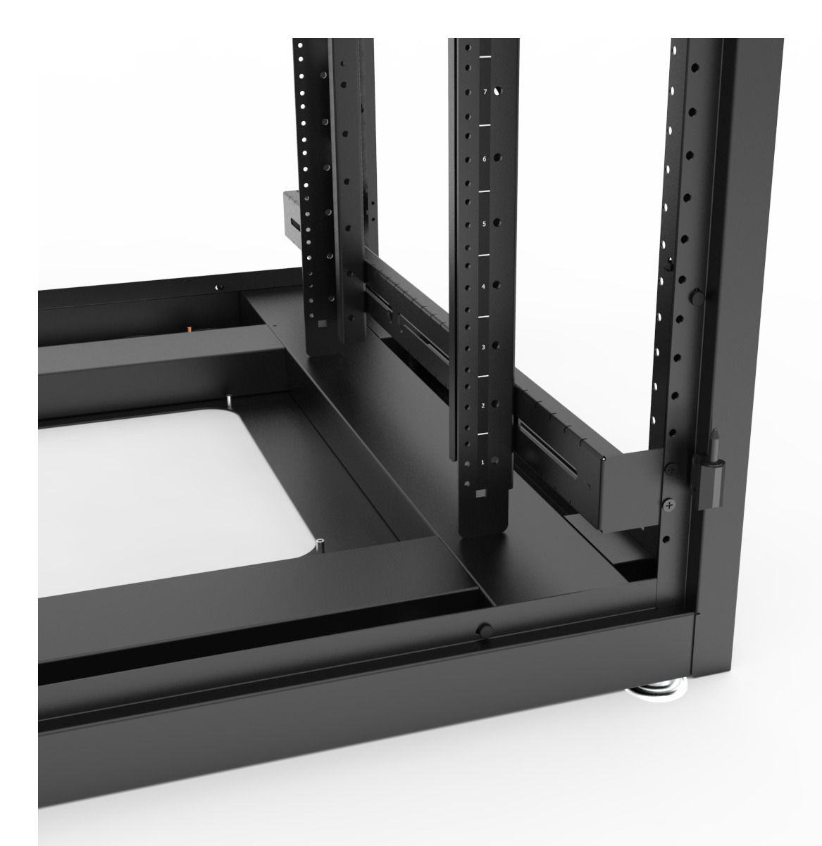 Vertiv GL840E-2932-B-1032P rack cabinet 44U Freestanding rack Black – image 4