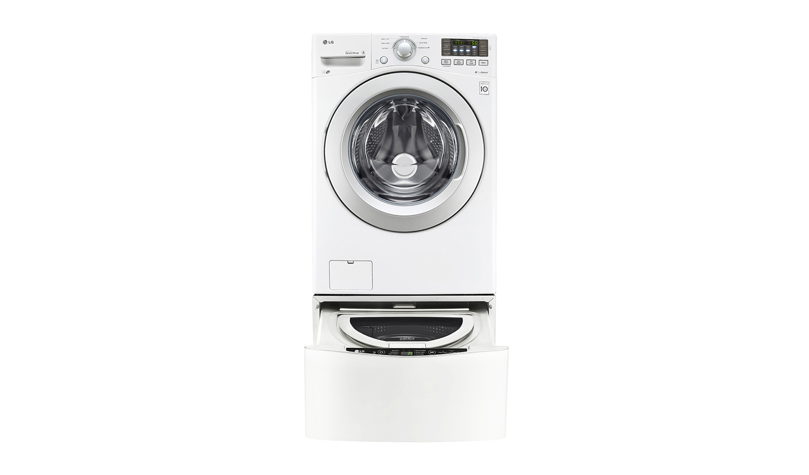 LG WM3170CW washing machine Front-load 1300 RPM White – image 2