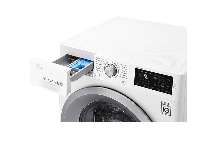 LG F4J5QN4W washing machine Front-load – image 3
