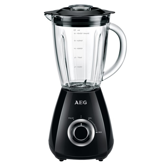 AEG SB185 1.5 L Tabletop blender 450 W Black, Transparent