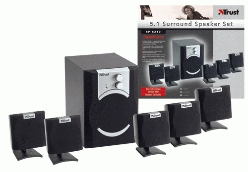 Trust 5.1 Surround Speaker Set SP-6210 UK – image 2