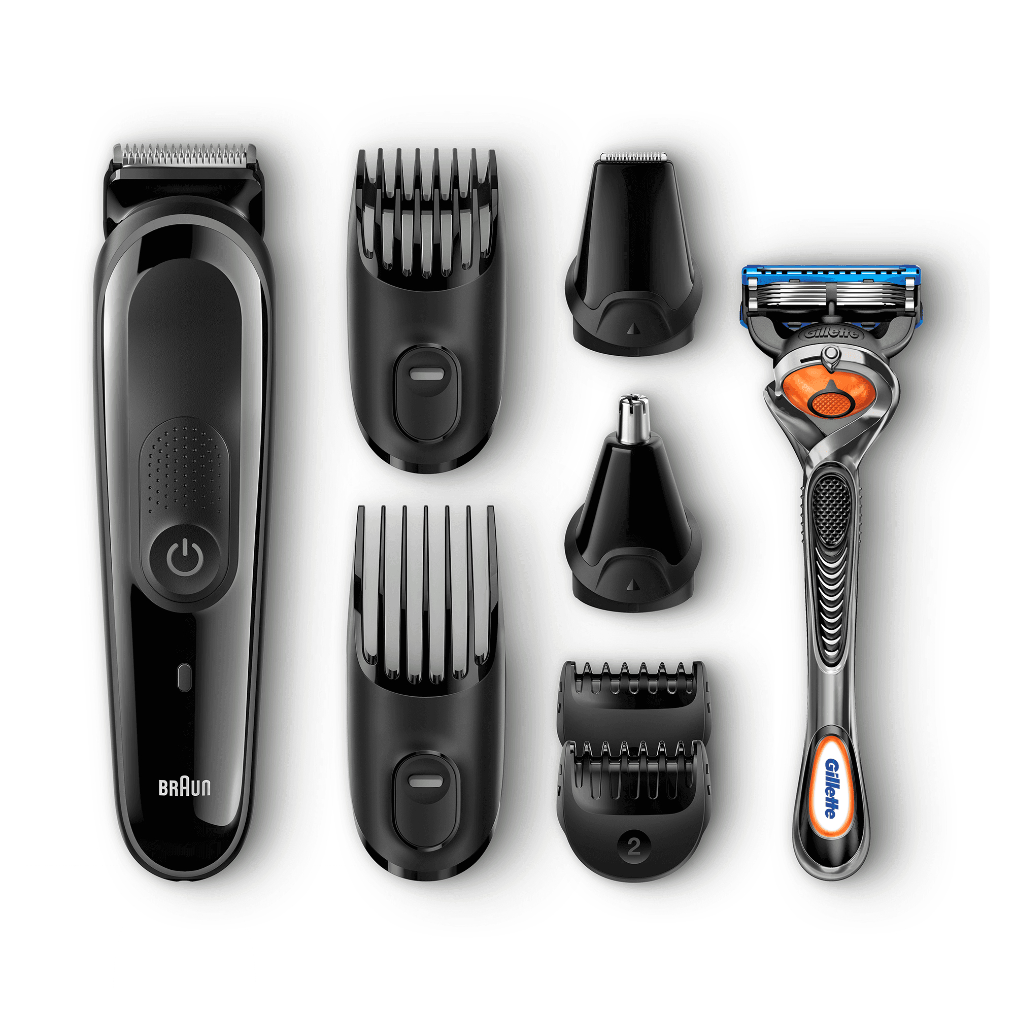 Braun 8-in-1 All-in-one trimmer MGK3060, Beard Trimmer & Hair Clipper, Black/Grey – image 1