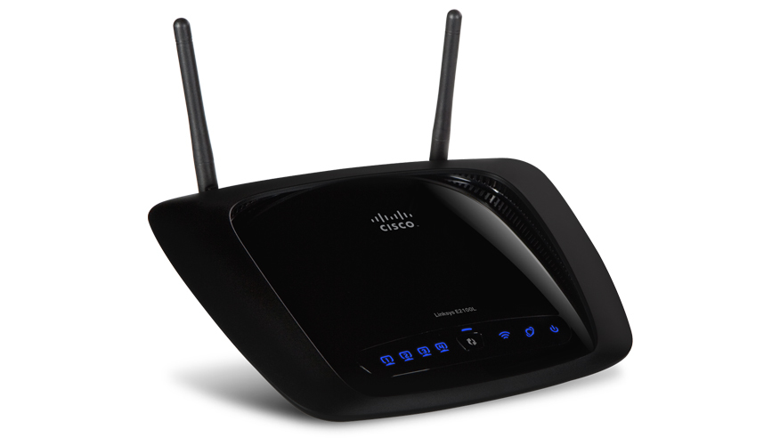 Linksys E2100L wireless router Fast Ethernet Black – image 1