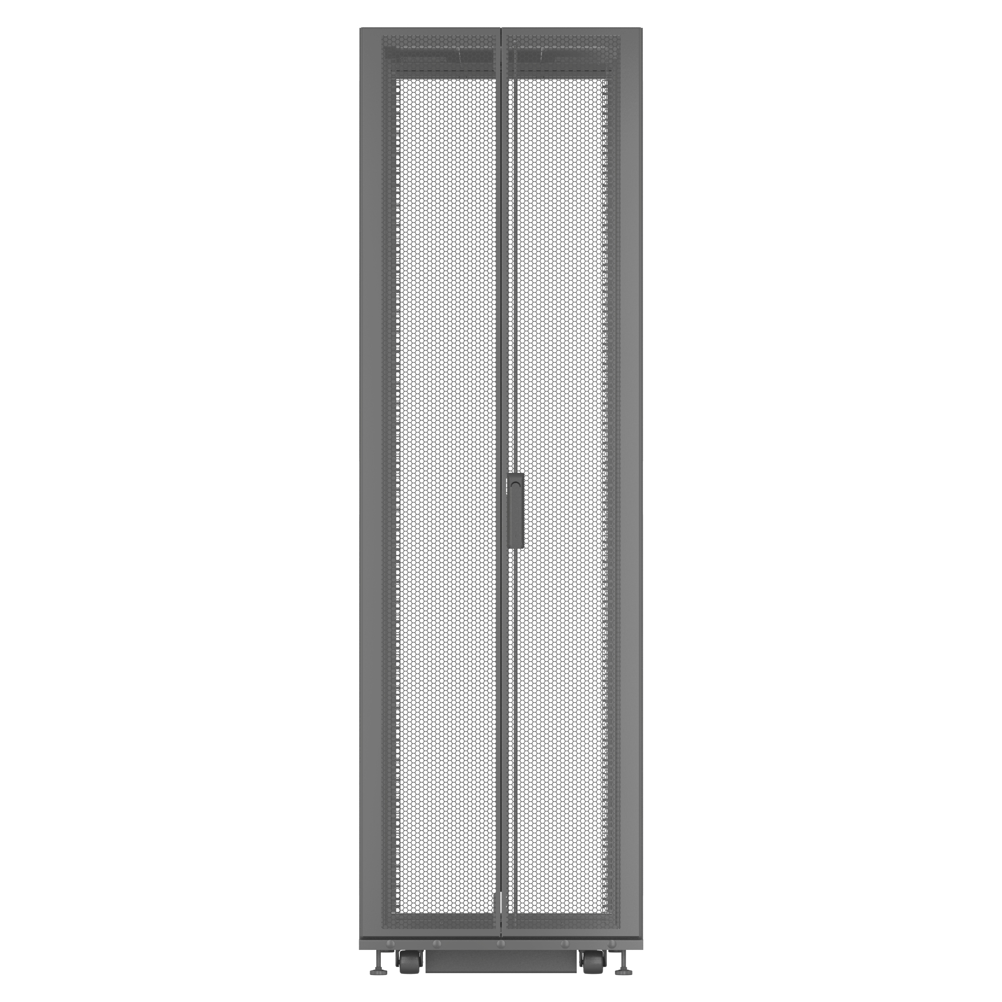 Vertiv VR3300 rack cabinet 42U Freestanding rack Black, Transparent – image 4