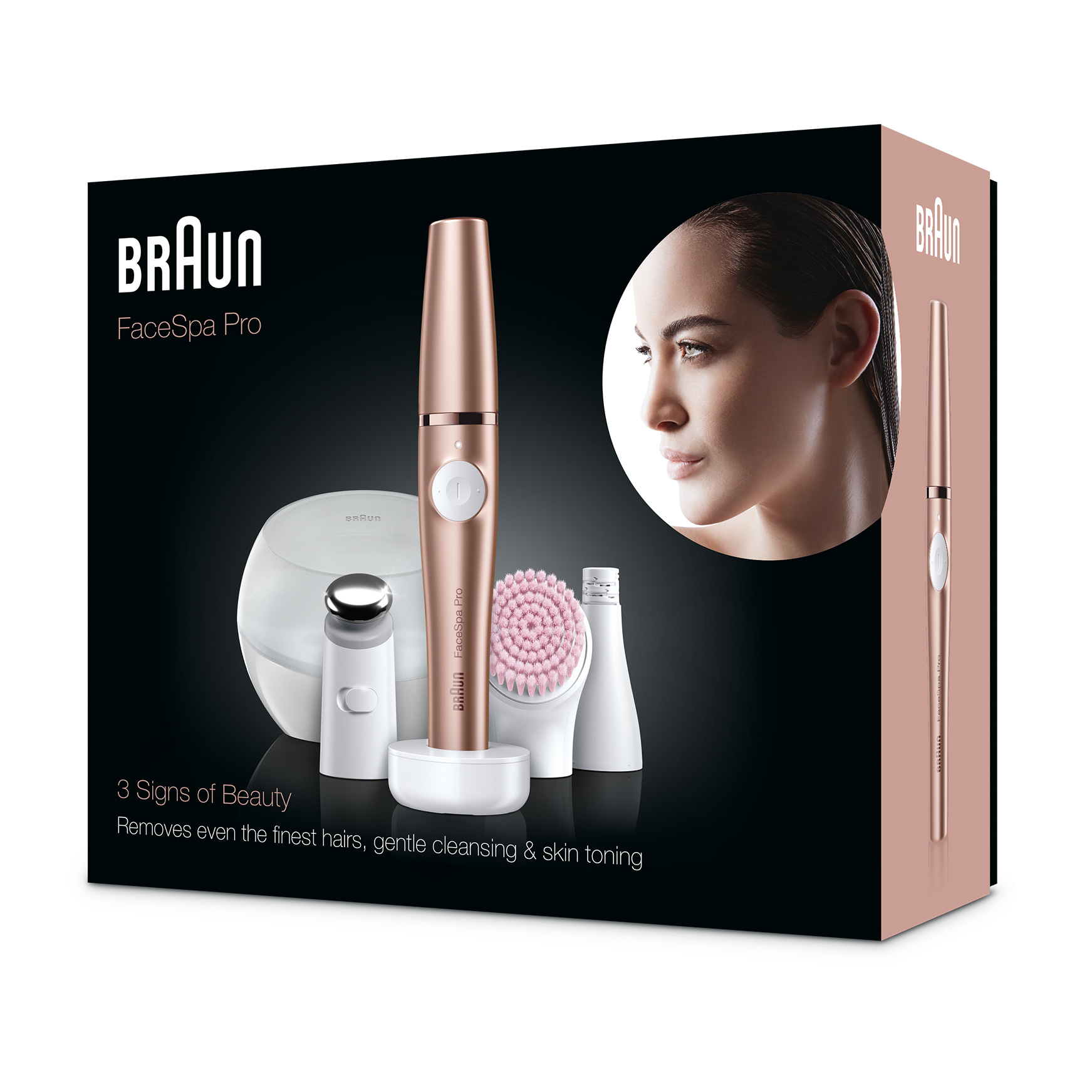 Braun FaceSpa Pro 921 10 tweezers Bronze, White – image 5