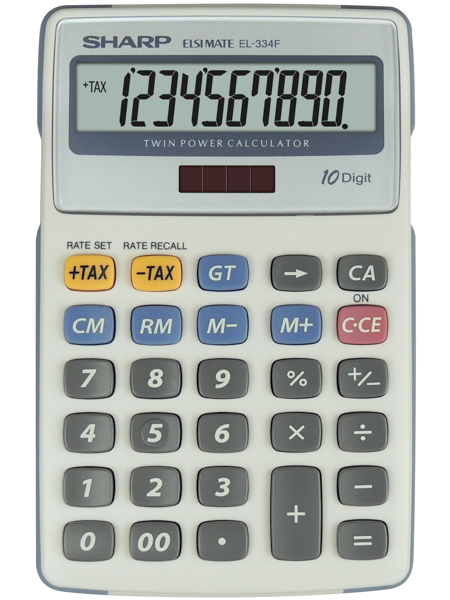 EL-334F calculator Desktop Financial Grey