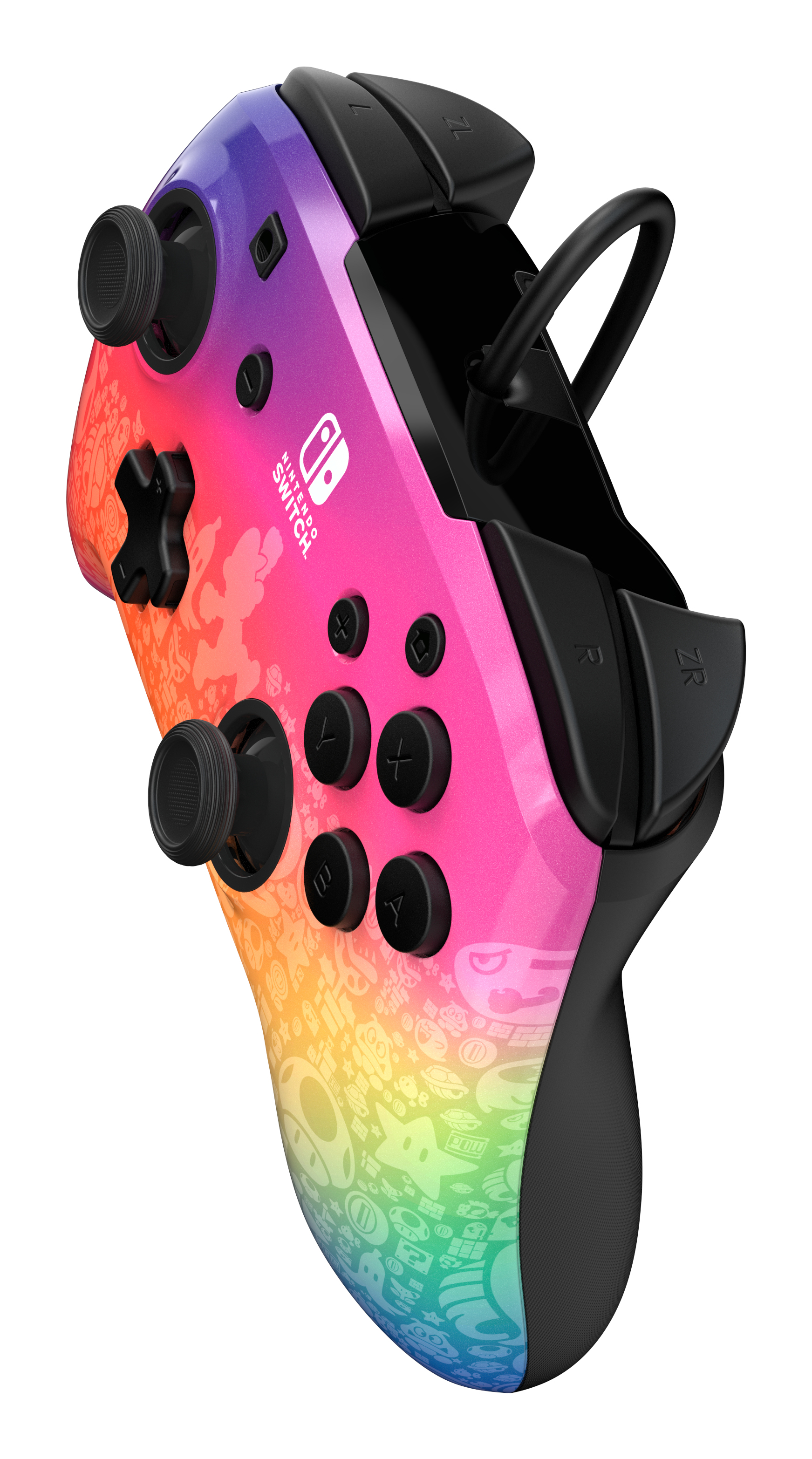 PDP REMATCH Controller & Travel Case Bundle: Star Spectrum, For Nintendo Switch, Nintendo Switch Lite, Nintendo Switch - OLED Model – image 7