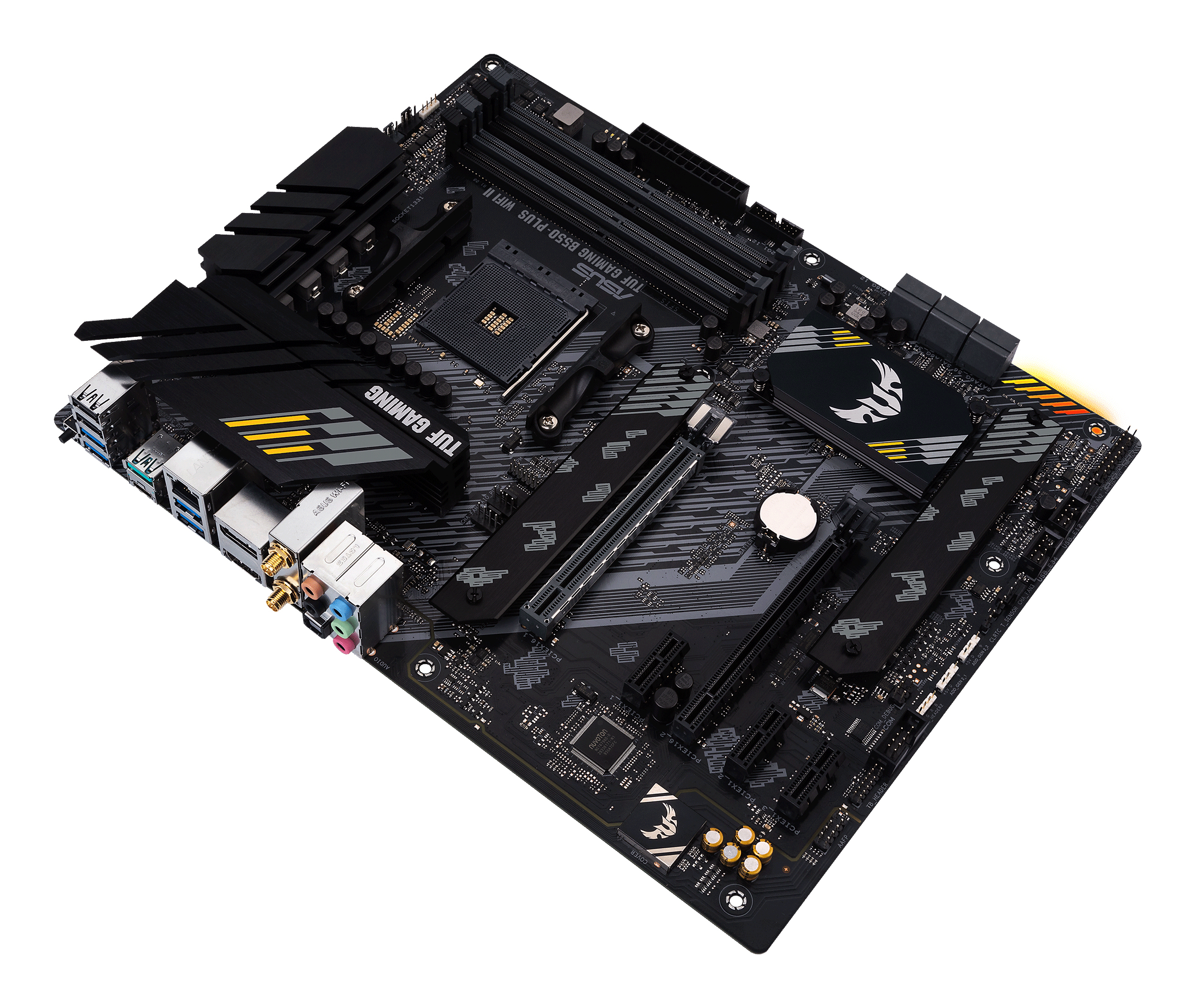 Tarjeta Madre ASUS TUF GAMING B550-PLUS WIFI II - Socket AM4 - 4xDDR4 - 2133/3200/4866(OC) MHz - HDMI - DisplayPort - USB 2.0/3.2 - ATX - TUF GAMING B550-PLUS WIFI II Tarjeta Madre ASUS TUF GAMING B550-PLUS WIFI II - Socket AM4 - 4xDDR4 - 2133/3200/4866(OC) MHz - HDMI - DisplayPort - USB 2.0/3.2 - ATX - TUF GAMING B550-PLUS WIFI II
