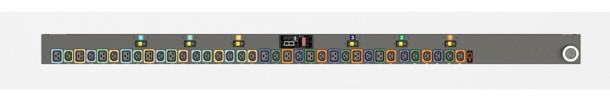 Vertiv Geist MNS3EHB1-36PNB8-5CS15A0A10-S-A power distribution unit (PDU) 36 AC outlet(s) 0U Black