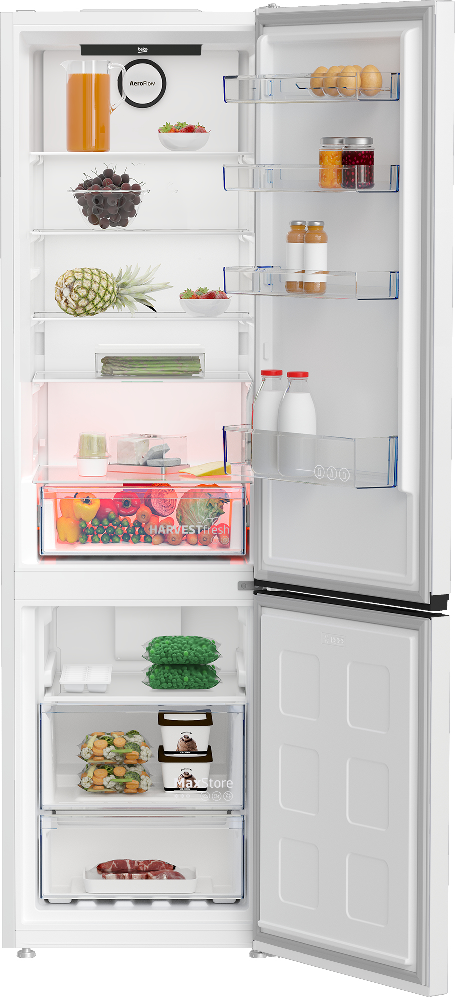 Beko B1RCNA404W fridge-freezer Freestanding – image 4