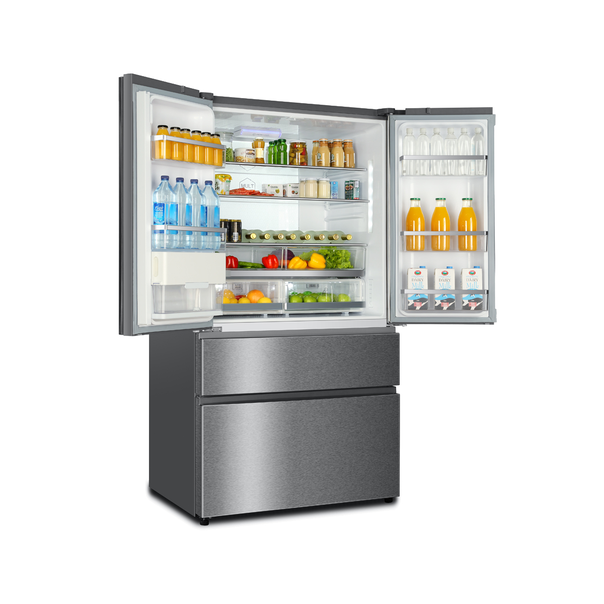 Haier HB25FSSAAA side-by-side refrigerator Freestanding – image 4