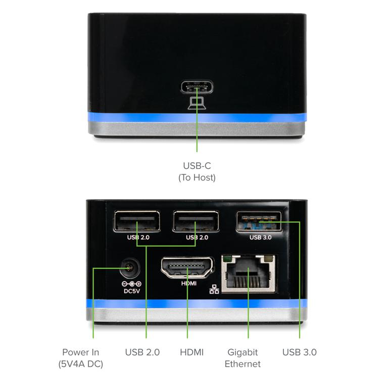 Plugable Technologies PLUGABLE USB C CUBE - MINI DOCK – image 2