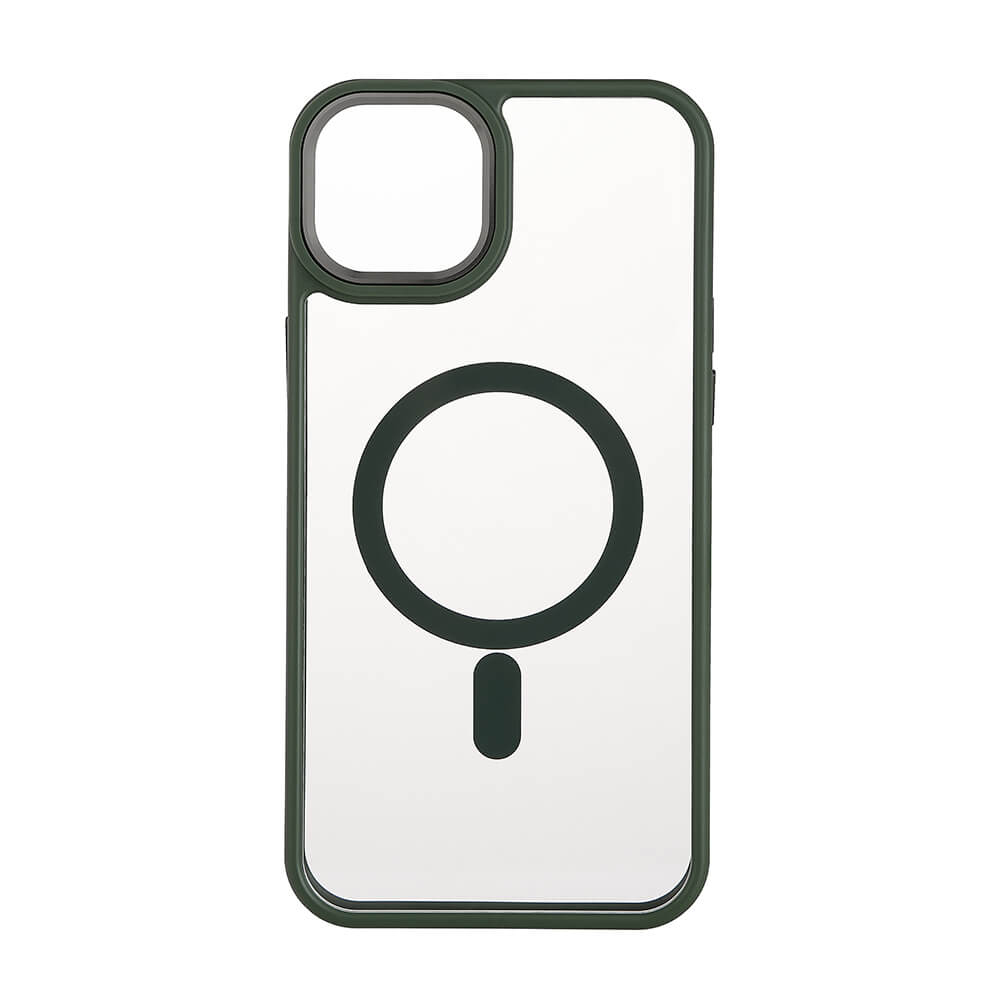 Onsala Phone Case Bumper MagSeries Green & Clear - iPhone 15 Plus
