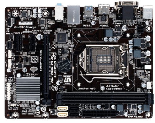 GIGABYTE GA-H81M-HD2 motherboard Intel® H81 LGA 1150 (Socket H3) micro ATX – image 2
