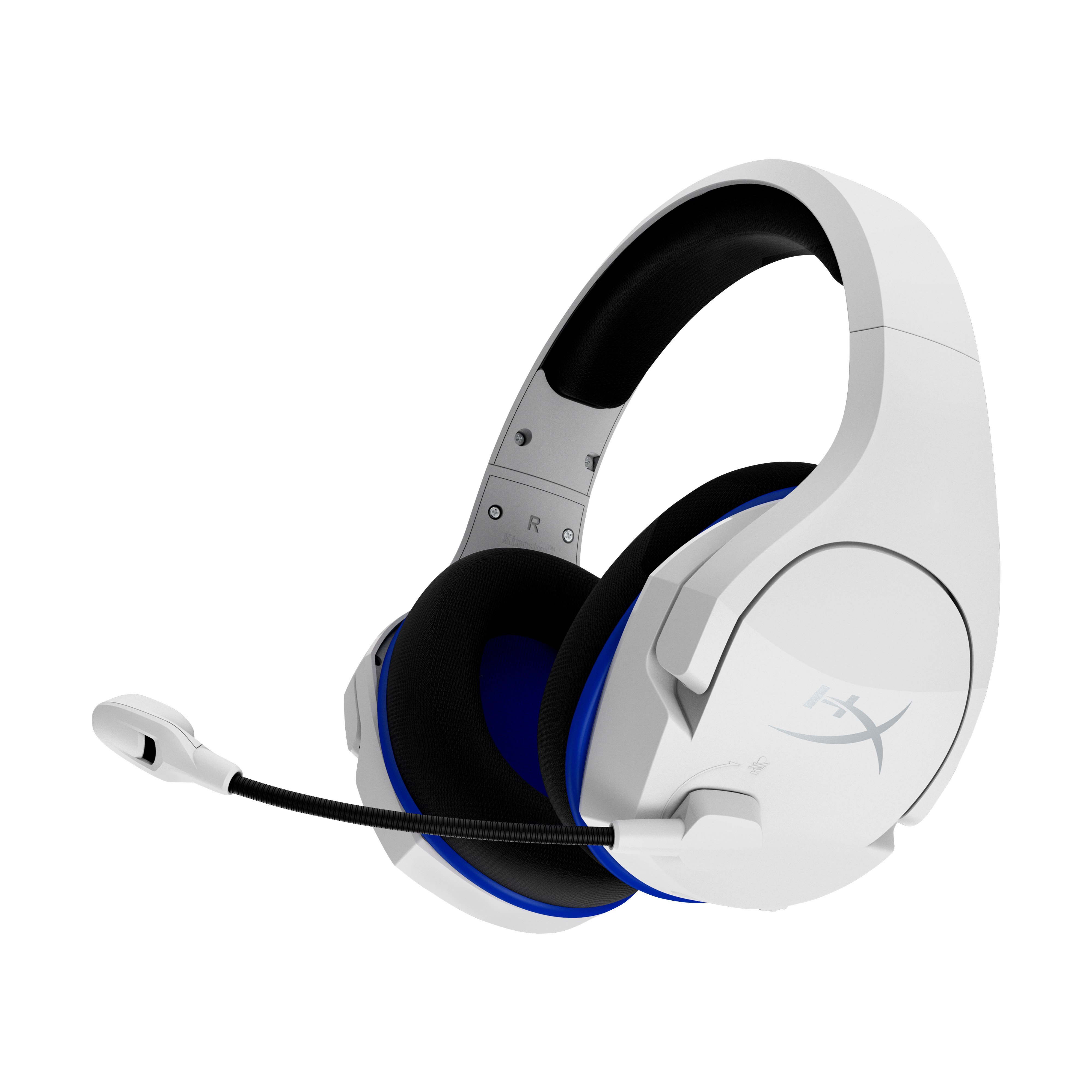 HyperX Cloud Stinger Core - Wireless Gaming Headset (White-Blue) - PS5-PS4 (HHSS1C-KB-WT/G) — vue 1 sur 8