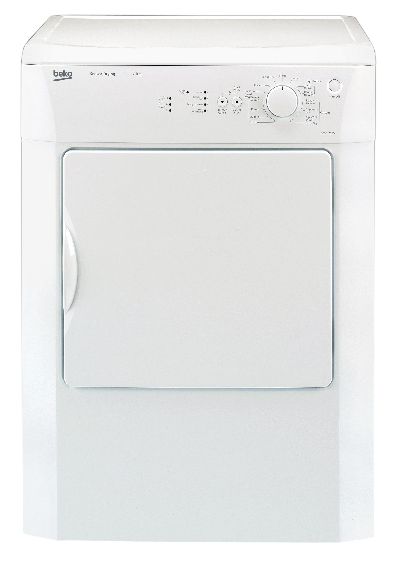 Beko DRVS73W tumble dryer Freestanding Front-load – image 2