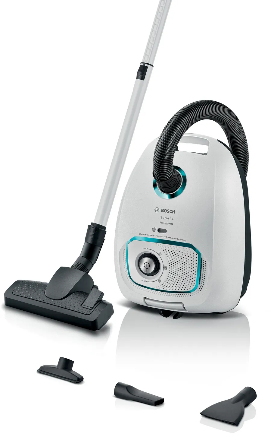 Bosch Serie 4 BGD41HYG aspirapolvere a traino 4 L Aspiratore a cilindro Secco 600 W Sacchetto per la polvere