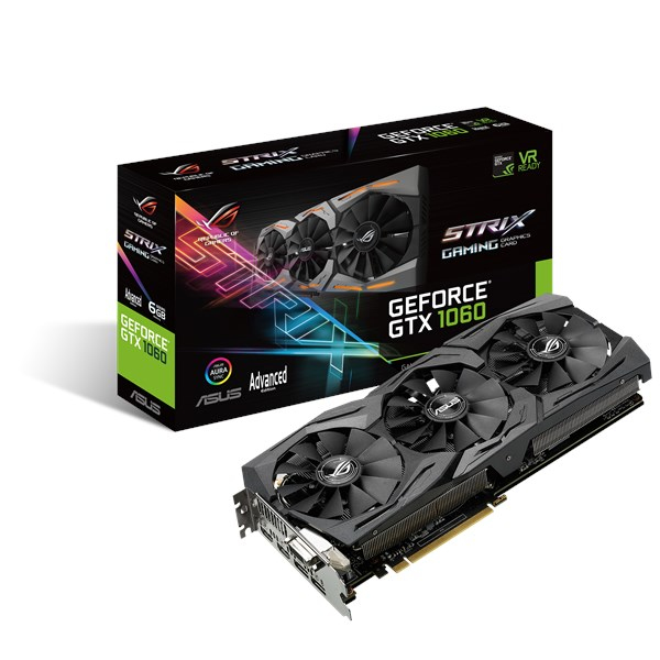 ASUS ROG-STRIX-GTX1060-A6G-GAMING NVIDIA GeForce GTX 1060 – image 1