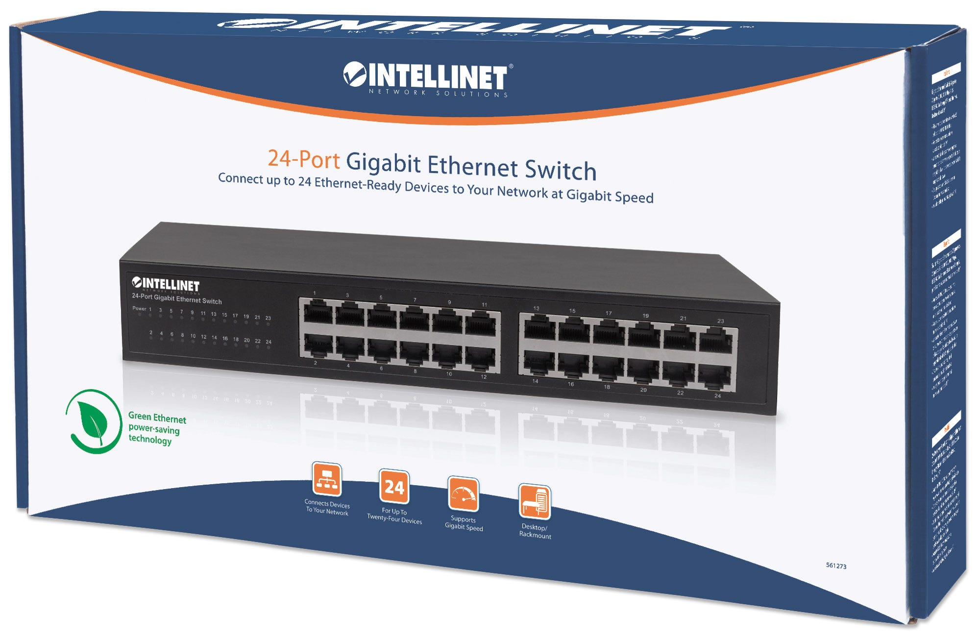 Intellinet 24-Port Gigabit Ethernet Switch – image 6