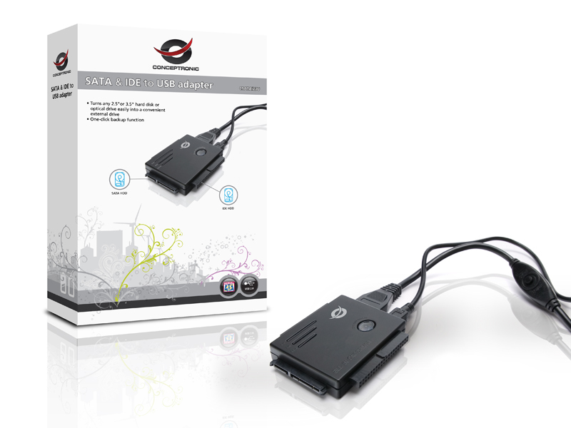 Conceptronic USB to SATA & IDE Adapter – image 6