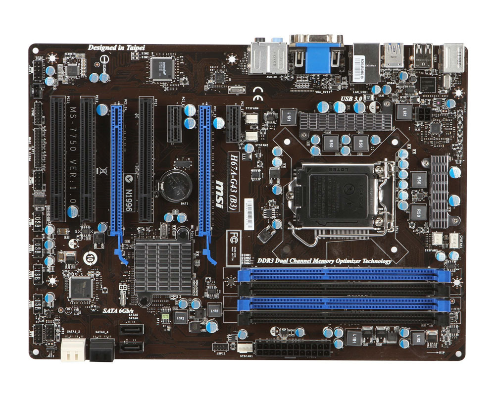 MSI H67A-G43 (B3) – image 2
