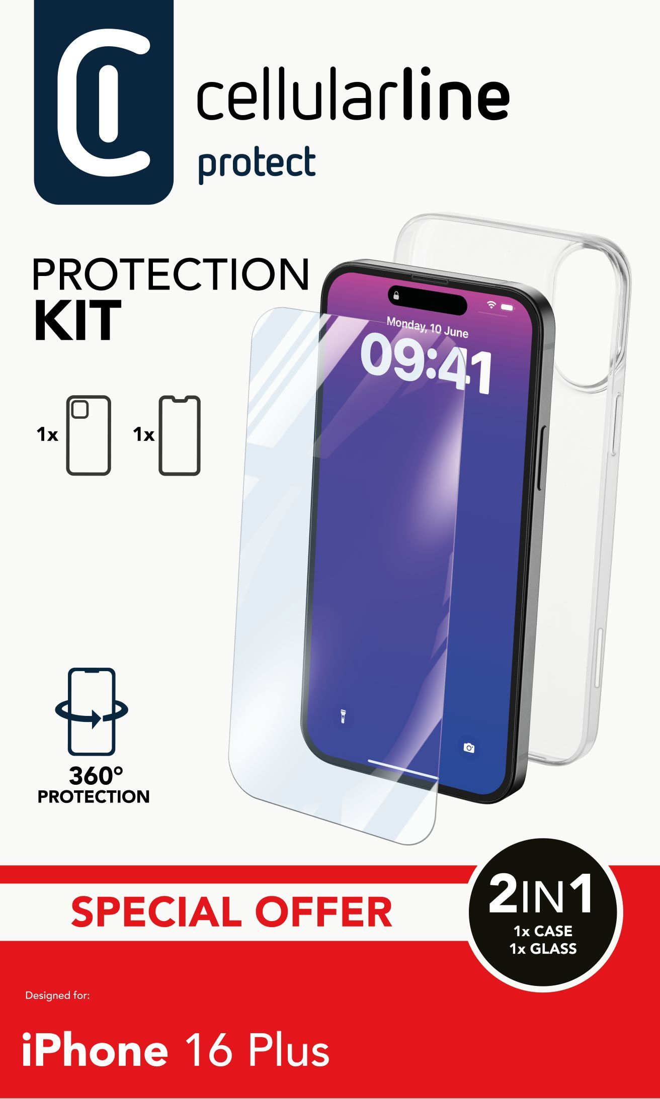 Cellularline Protection Kit - iPhone 16 Plus – image 2