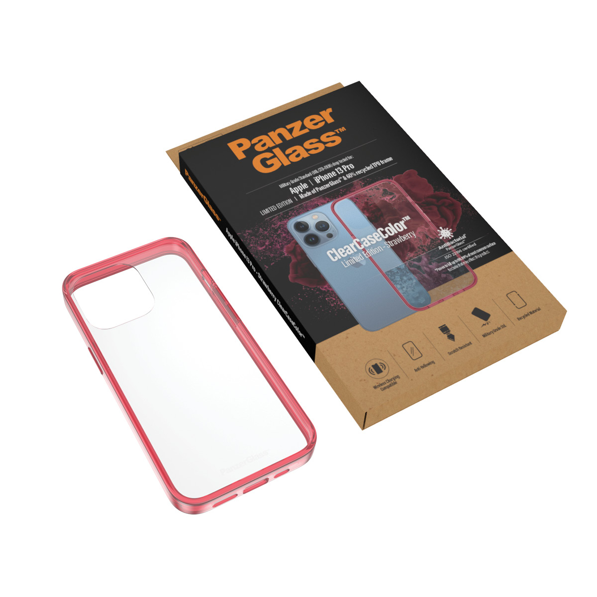 PanzerGlass ® ClearCaseColor™ iPhone 13 Pro - Strawberry – image 5