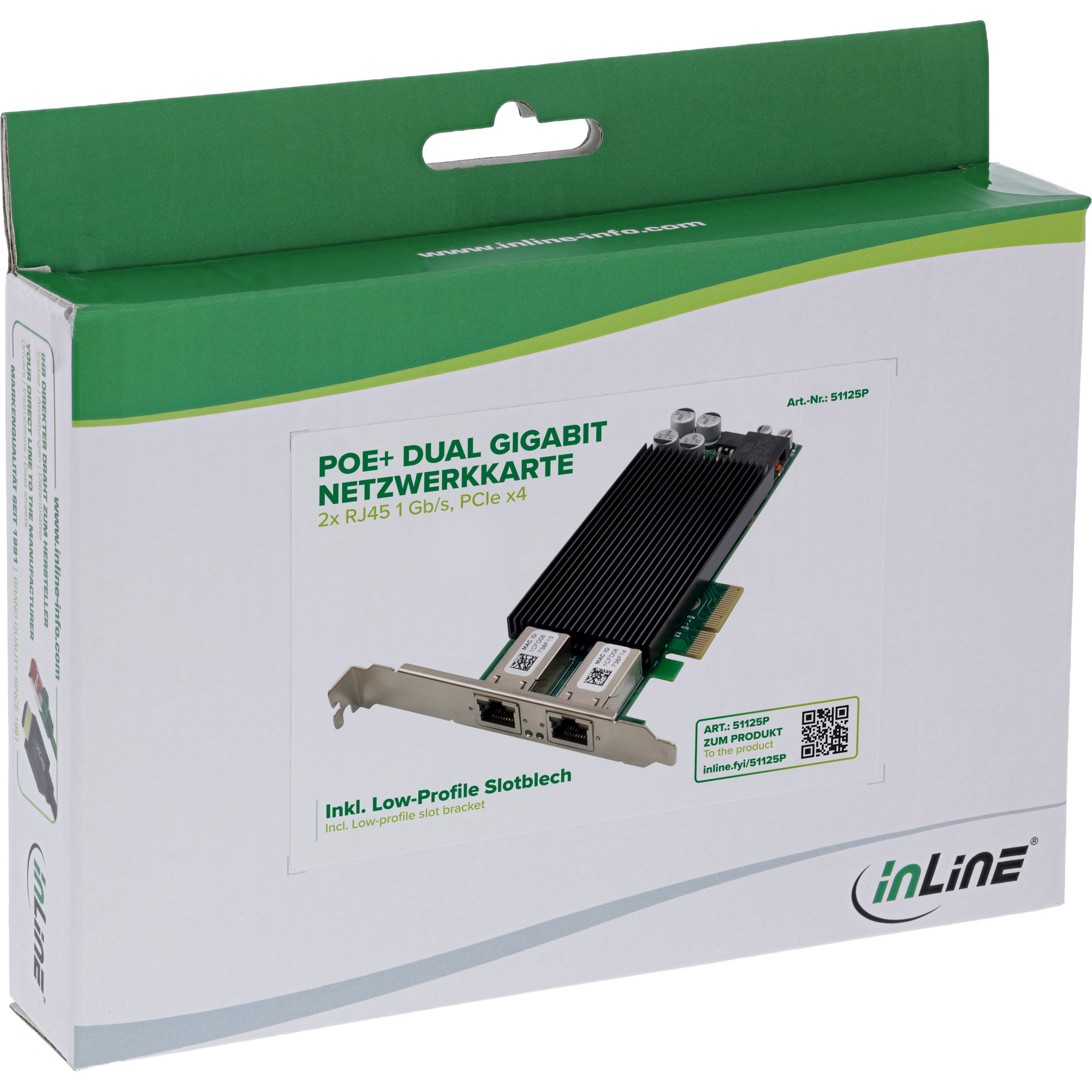 InLine 51125P interface cards/adapter Internal – image 1