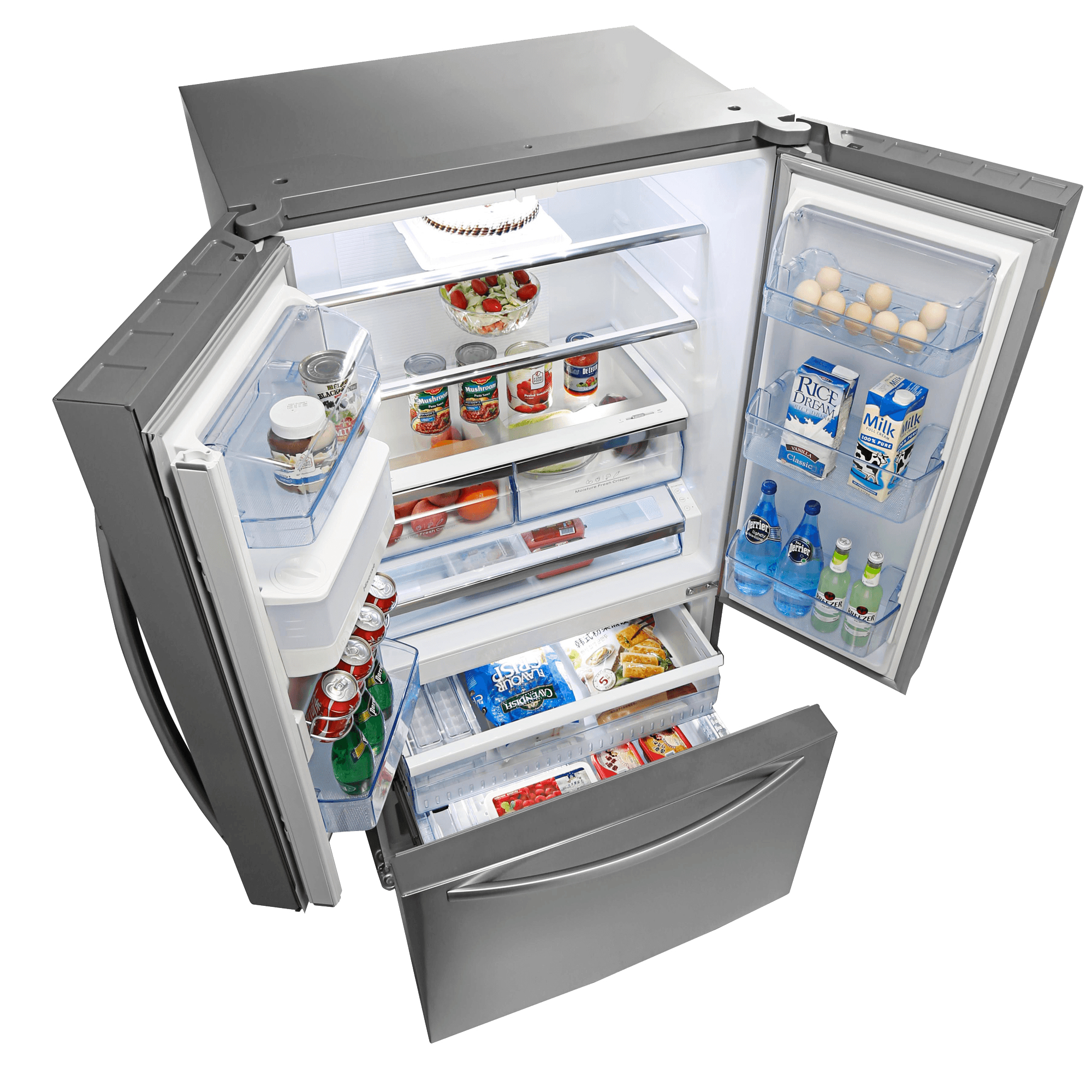 Hisense RF697N4ZSF side-by-side refrigerator Freestanding – image 6
