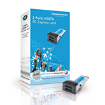 Conceptronic 2 Ports eSATA PC Express Card – image 1