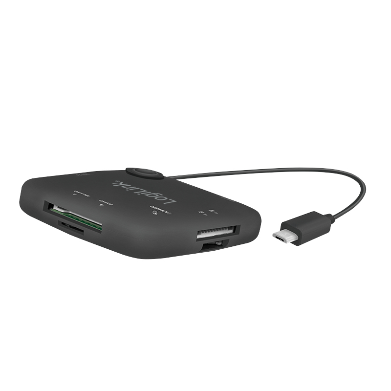 LogiLink UA0345 interface hub USB 2.0 Micro-B 480 Mbit/s Black – image 6