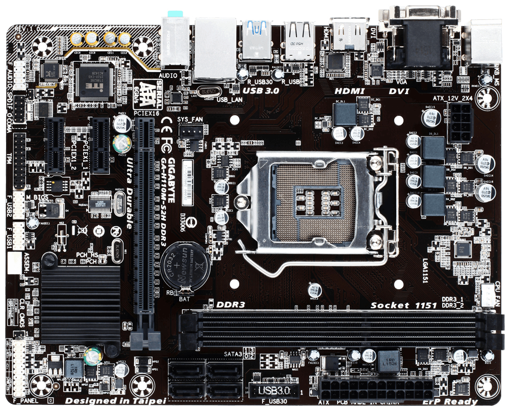 GIGABYTE GA-H110M-S2H DDR3 – image 2