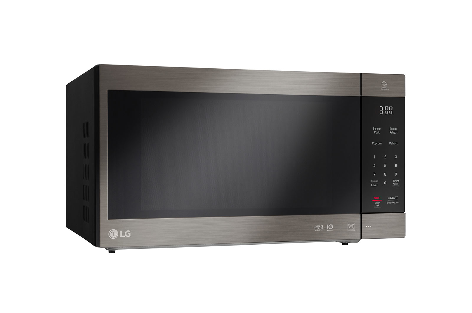 LG MS5696HIT microwave Black Solo microwave Countertop – image 3