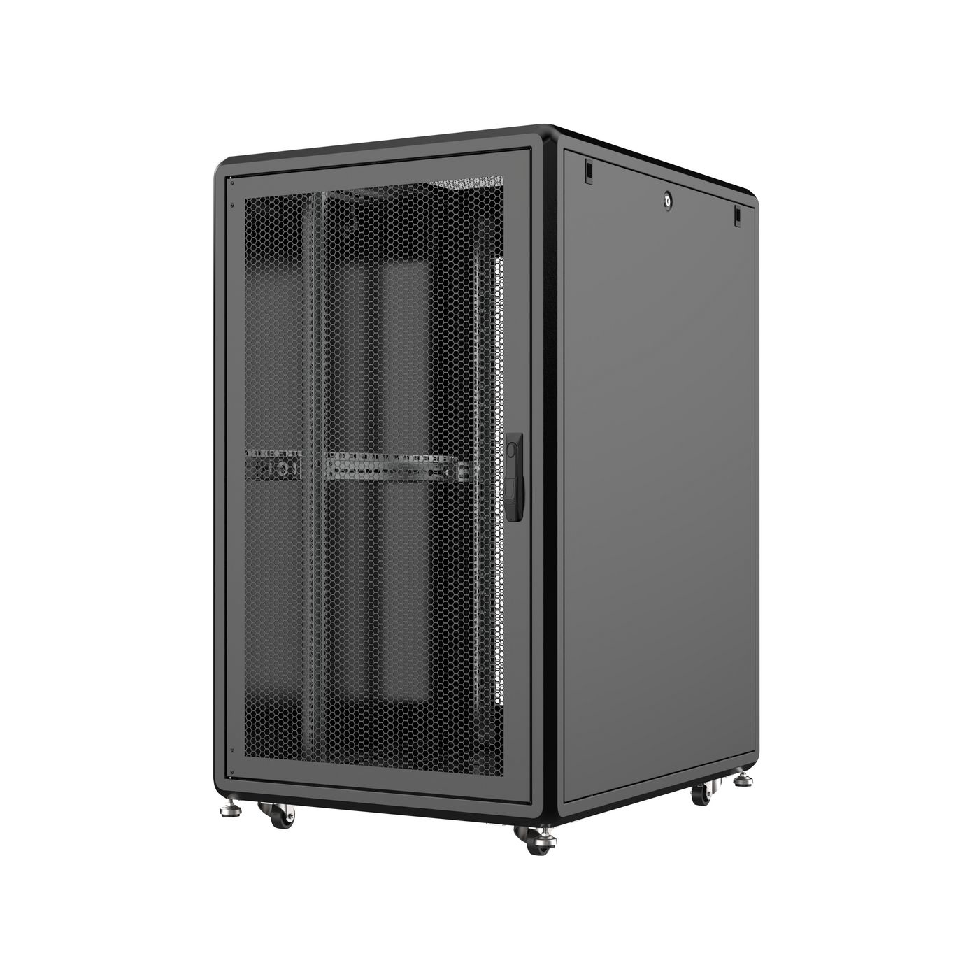 Lanview RSL26U81BL rack cabinet 26U Freestanding rack Black – image 1