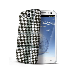 Celly PDPCOVS3BK mobile phone case Cover Black, White