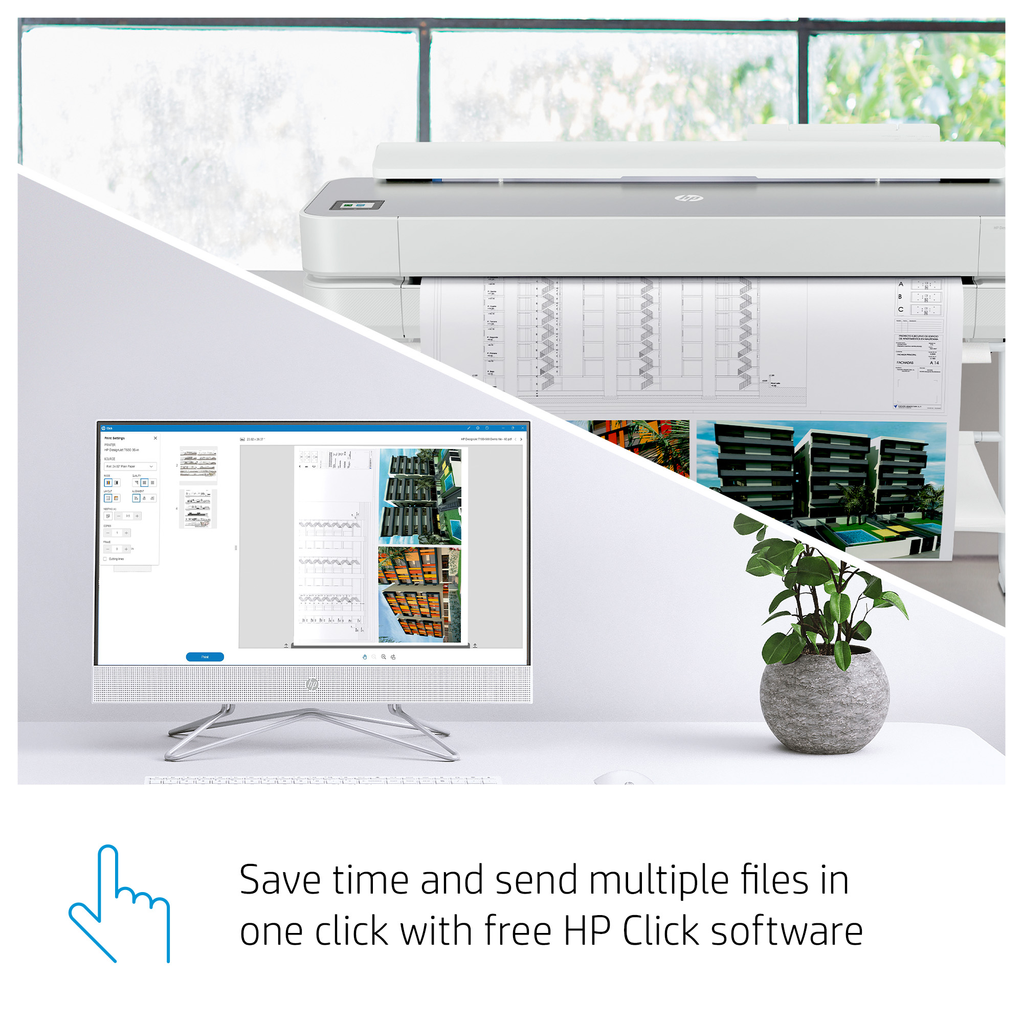HP DesignJet Studio Steel 24-in Printer – image 8