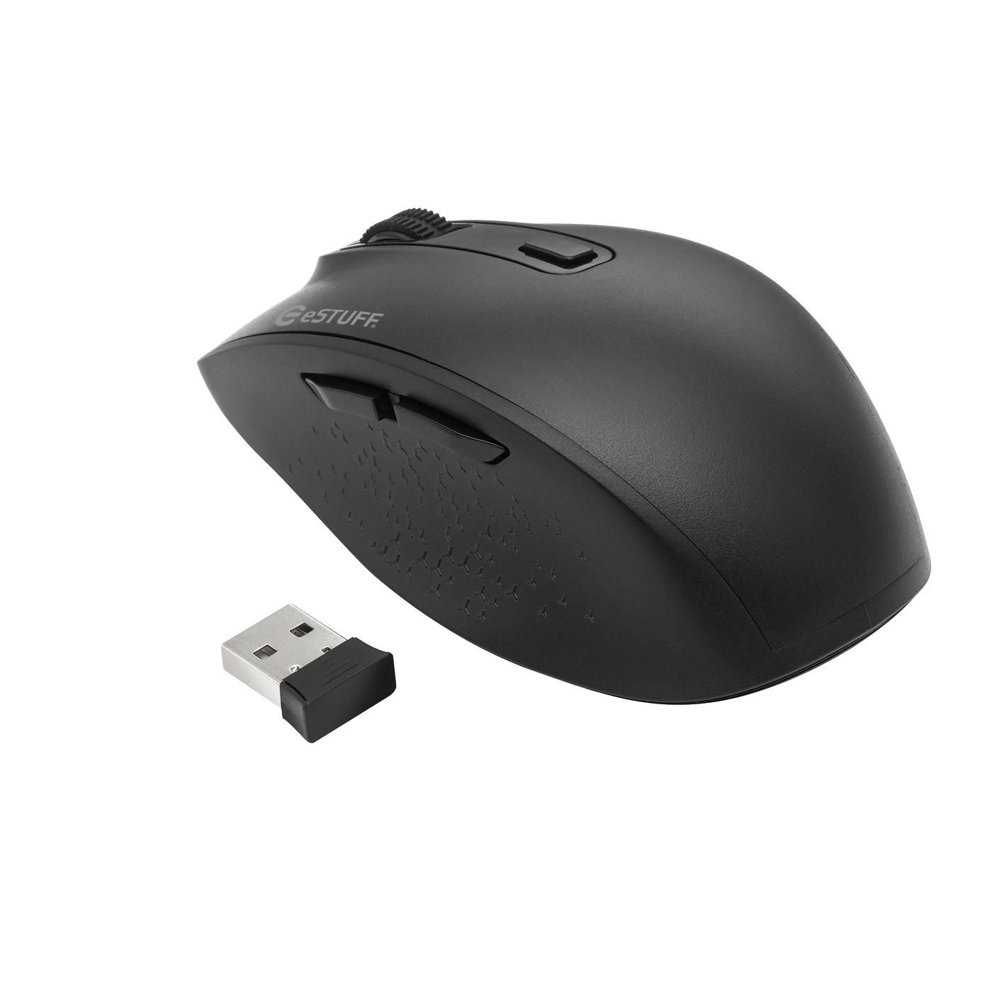 eSTUFF GLB214002 mouse Office Right-hand RF Wireless + Bluetooth IR LED 1800 DPI – image 5