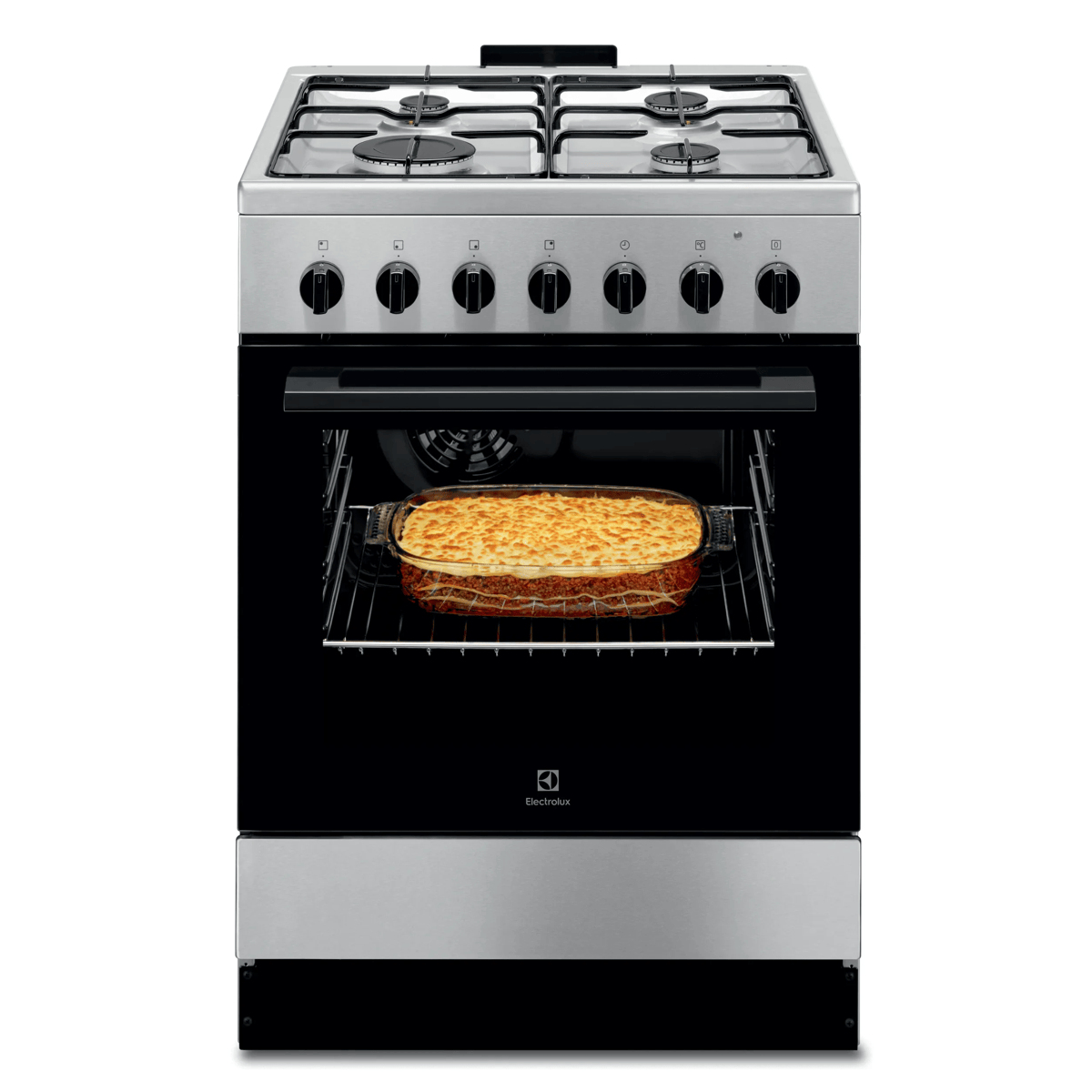 Electrolux LKK620010X Freestanding cooker Electric Gas Stainless steel – image 2