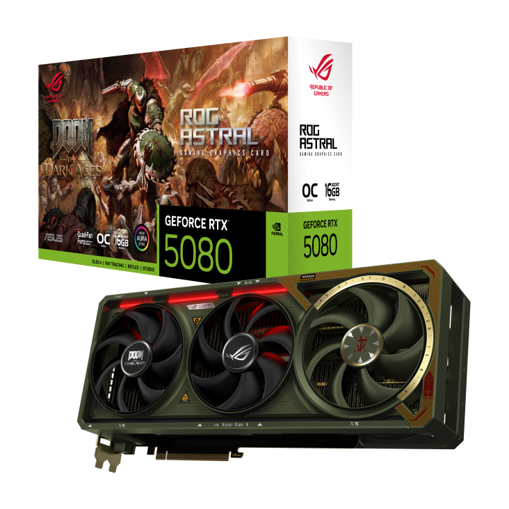 ASUS ROG Astral - -RTX5080-O16G-DOOM NVIDIA GeForce RTX 5080 – image 9