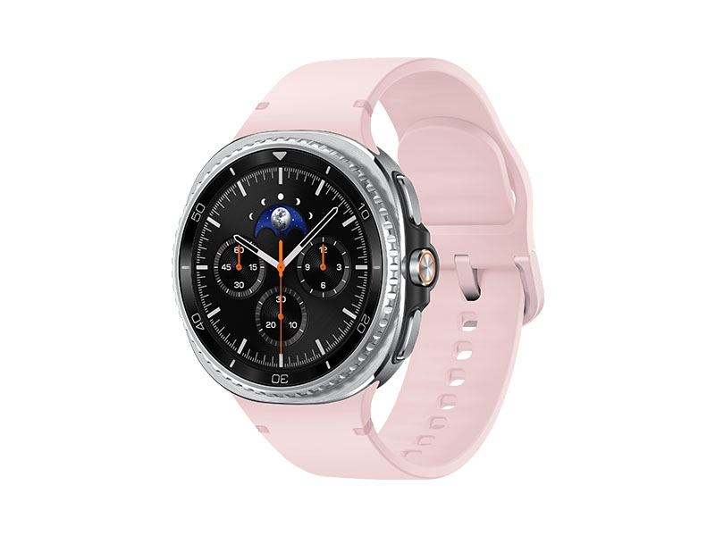 Samsung Galaxy Watch 8 Classic, Bluetooth, 46mm, Hybrid Band, Black + Sport Band, Pink, S/M – image 1