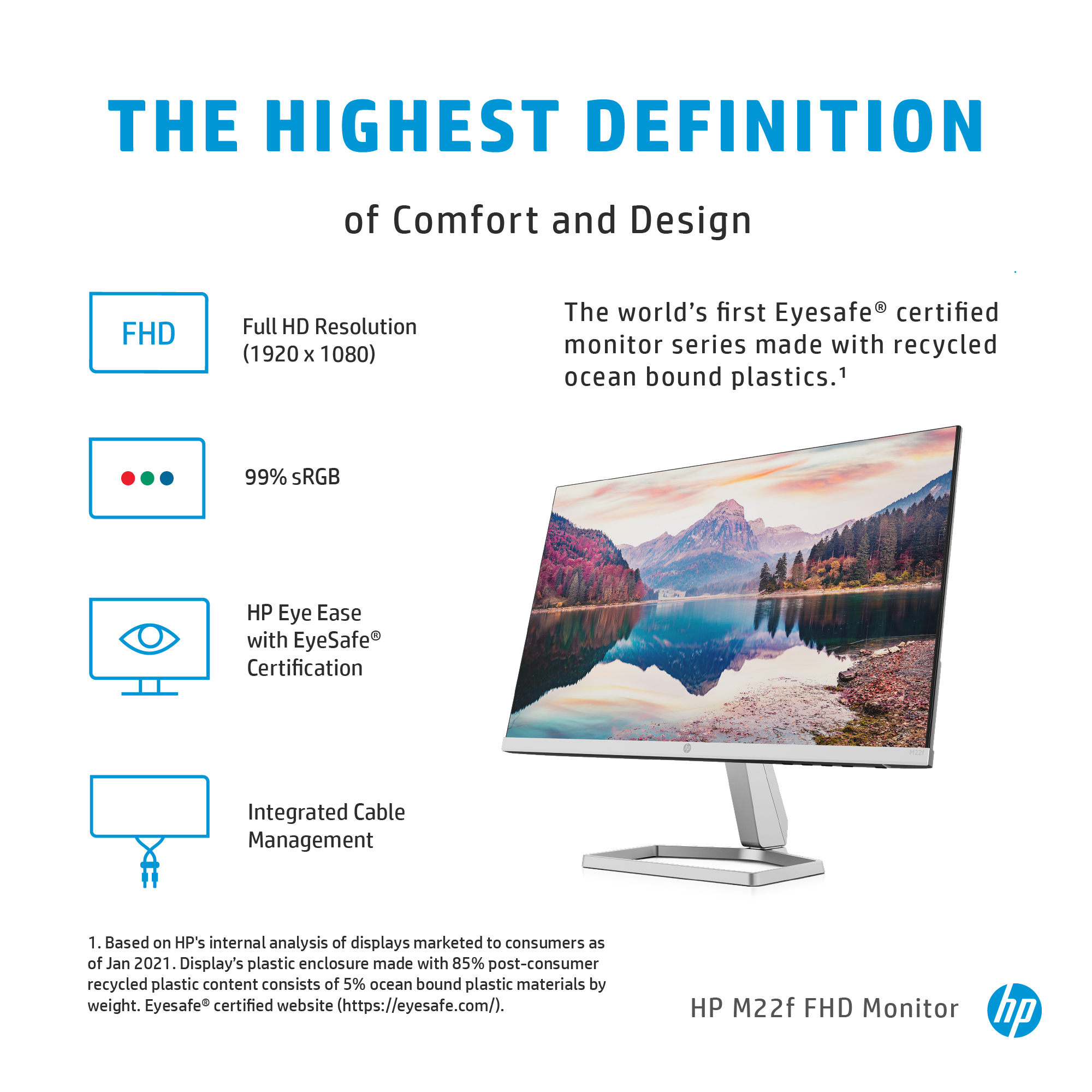 HP M22f FHD Monitor – image 8