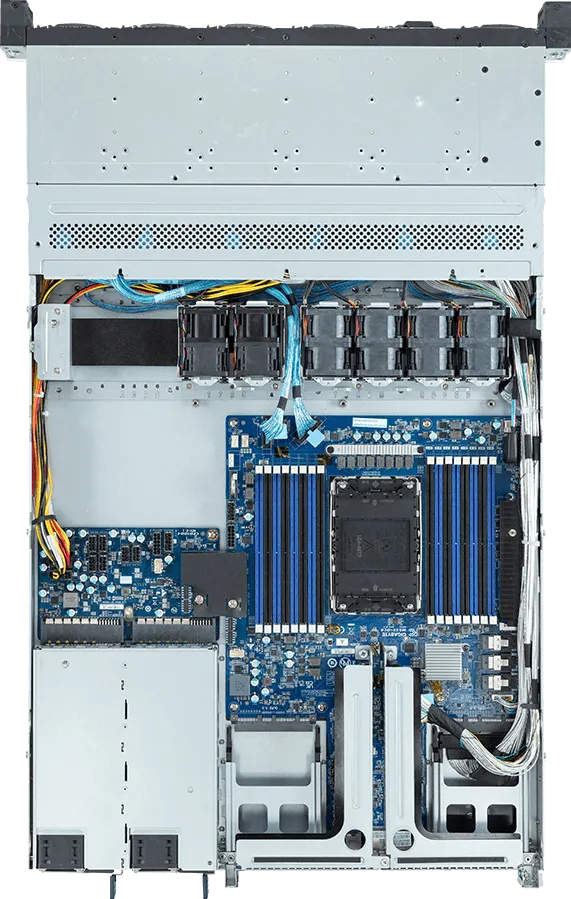 GIGABYTE R163-S32-AAC1 LGA 4677 (Socket E) Rack (1U) Black, Steel – image 3