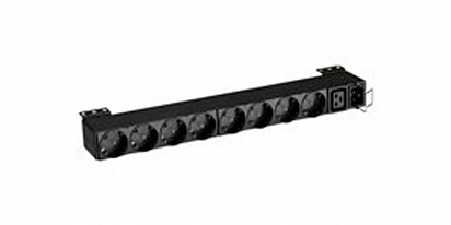 Eaton EFLX8D Stromverteilereinheit (PDU) 9 AC-Ausgänge 1U Schwarz