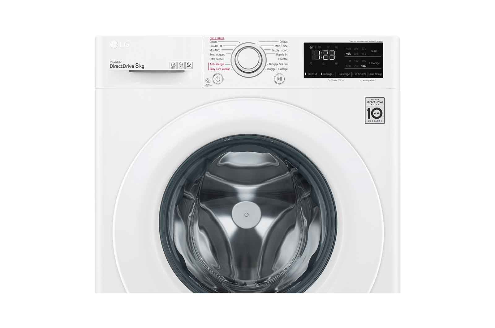 LG F84V33WHS washing machine Front-load – image 4