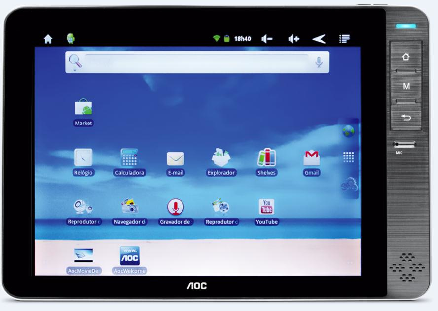 AOC MW0812 AMD 4 GB 20.3 cm (8") 0.5 GB Wi-Fi 4 (802.11n) Android Black